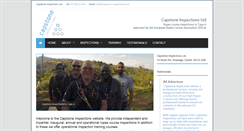 Desktop Screenshot of capstone-inspections.com